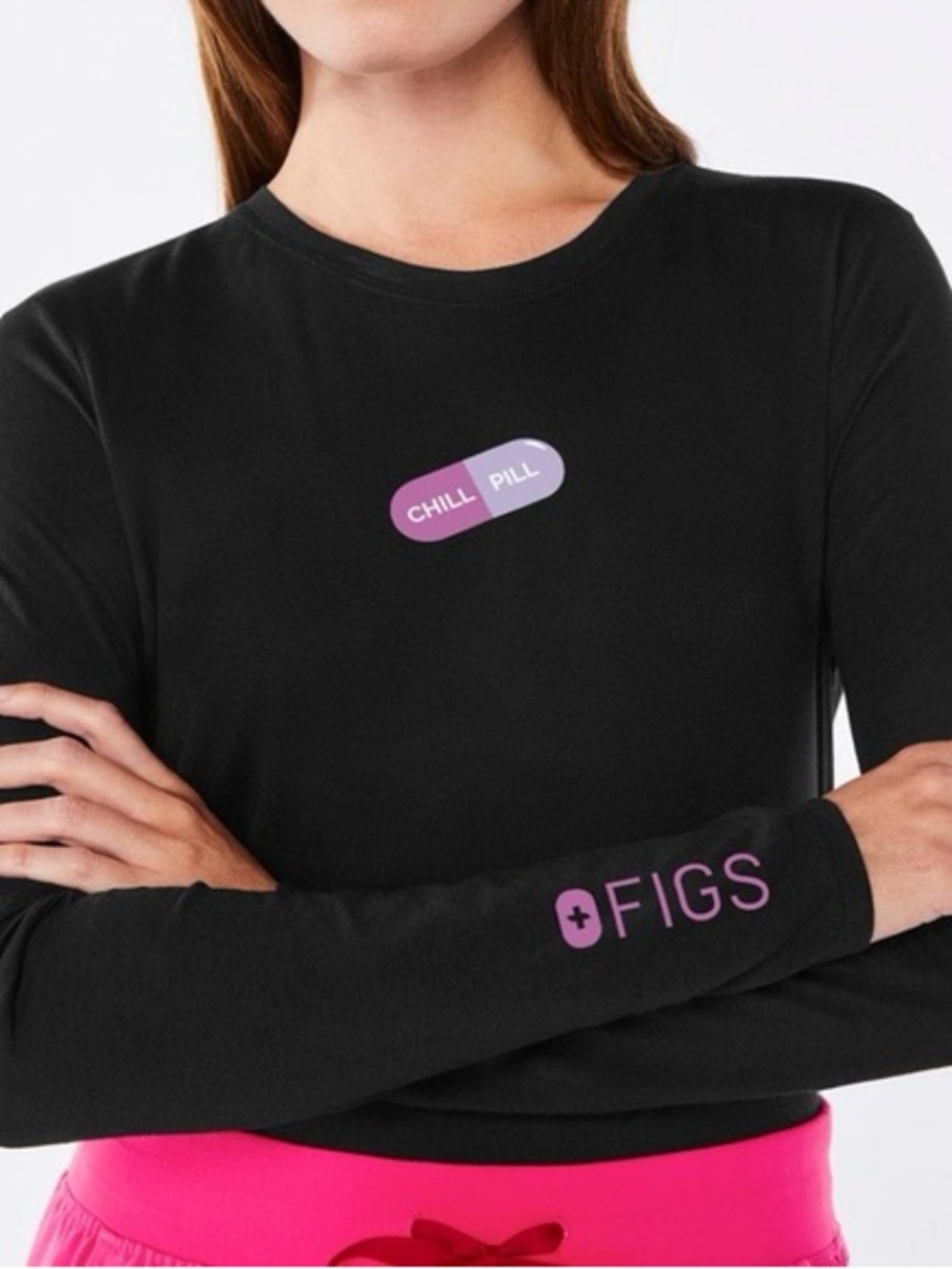 FIGS Chill Pill Underscrub Top